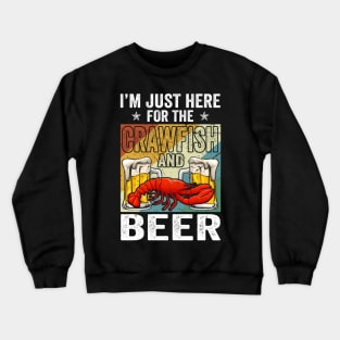 Crawfish And Beer Crewneck Sweatshirt